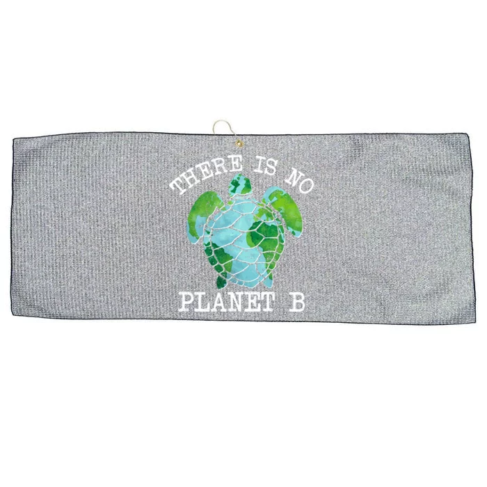 There is No Planet B Earth Large Microfiber Waffle Golf Towel