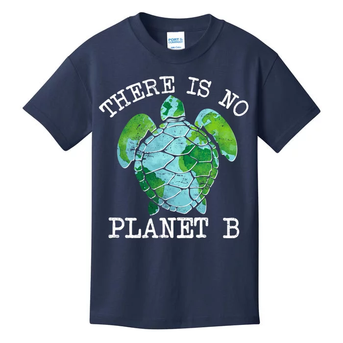 There is No Planet B Earth Kids T-Shirt