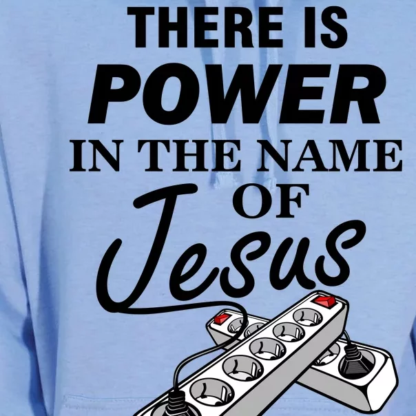 There Is Power In The Name of Jesus Unisex Surf Hoodie