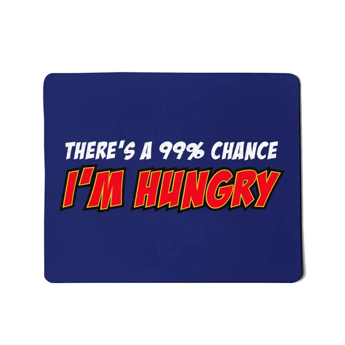 There's a 99% Chance I'm Hungry Mousepad