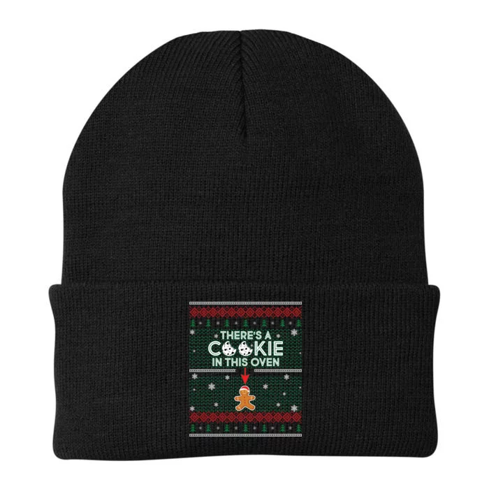 There's A Cookie In This Oven Ugly Christmas Sweater Knit Cap Winter Beanie