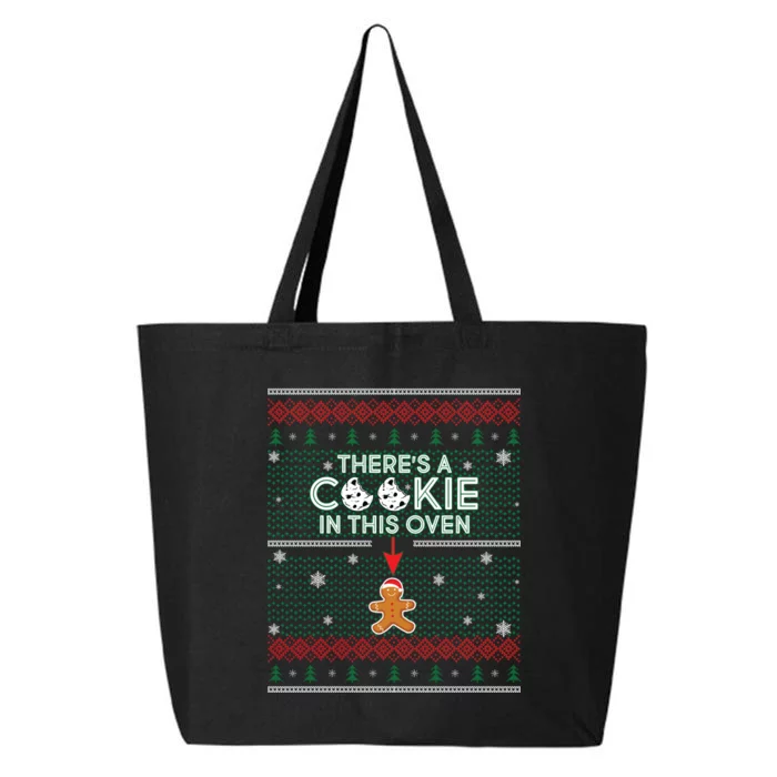 There's A Cookie In This Oven Ugly Christmas Sweater 25L Jumbo Tote