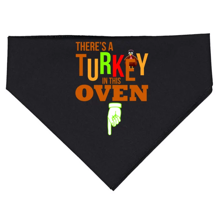 There's A Turkey In This Oven USA-Made Doggie Bandana