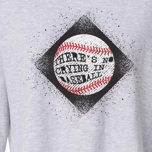 There's No Crying In Baseball Cropped Pullover Crew