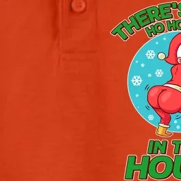 There's Some Ho Ho Hos In This House Twerking Santa Dry Zone Grid Performance Polo