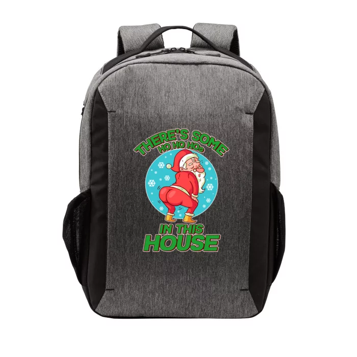 There's Some Ho Ho Hos In This House Twerking Santa Vector Backpack