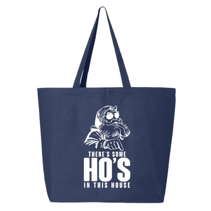 There's Some Ho's In This House Funny Vintage Christmas 25L Jumbo Tote