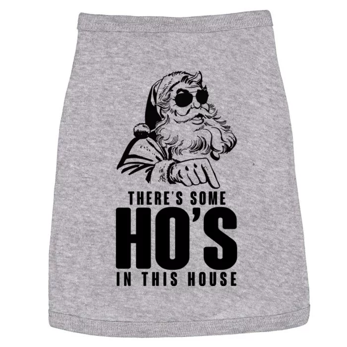 There's Some Ho's In This House Funny Vintage Christmas Doggie Tank