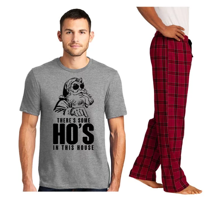 There's Some Ho's In This House Funny Vintage Christmas Pajama Set