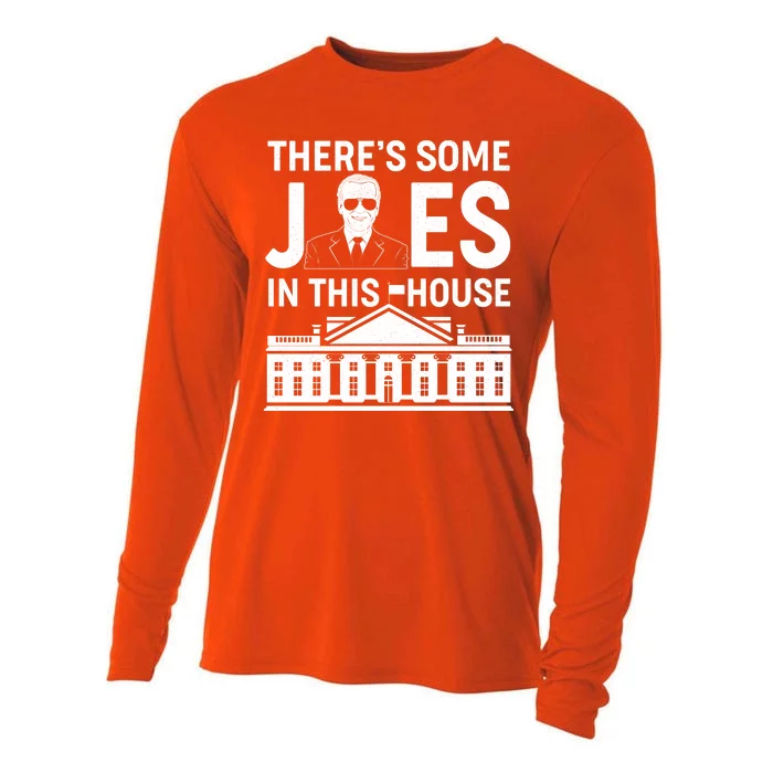 There's Some Joes In This White House President Joe Biden Cooling Performance Long Sleeve Crew