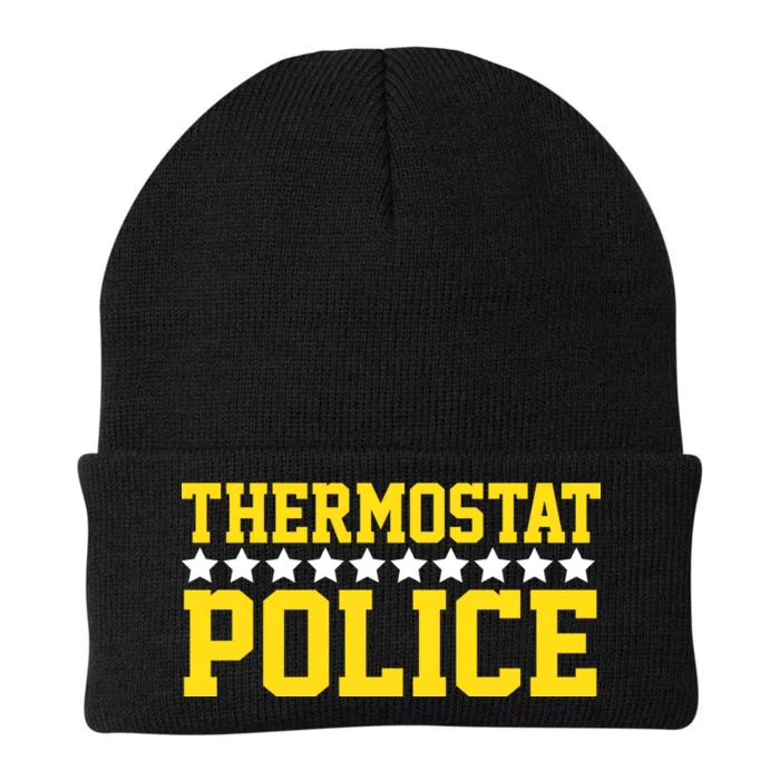 Thermostat Police Knit Cap Winter Beanie