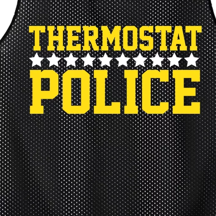 Thermostat Police Mesh Reversible Basketball Jersey Tank