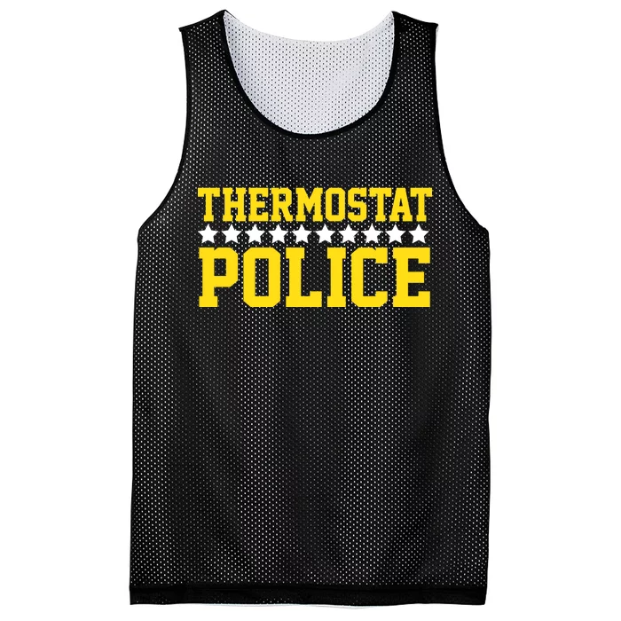 Thermostat Police Mesh Reversible Basketball Jersey Tank