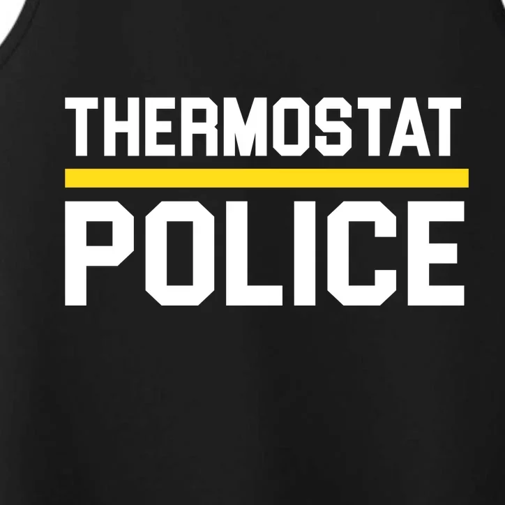 Thermostat Police Logo Performance Tank