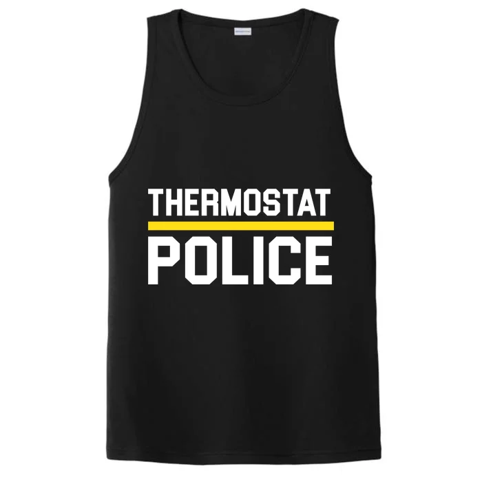 Thermostat Police Logo Performance Tank