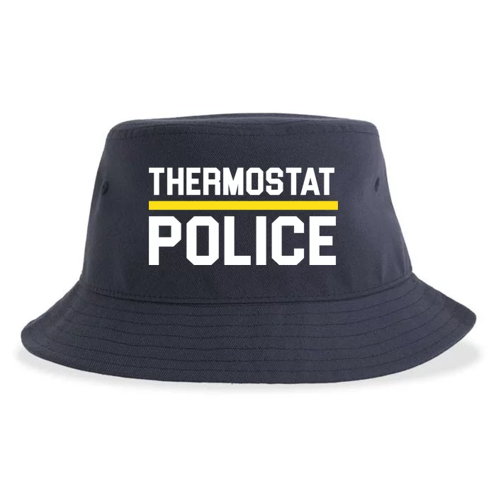 Thermostat Police Logo Sustainable Bucket Hat