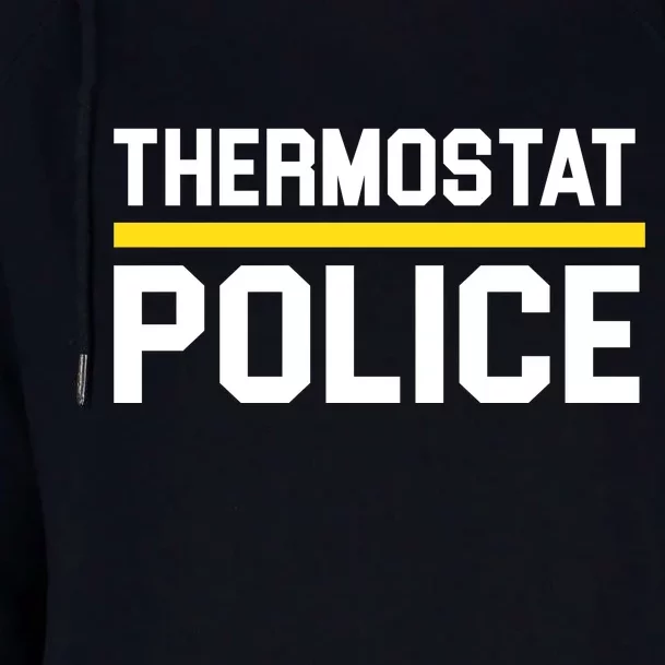 Thermostat Police Logo Womens Funnel Neck Pullover Hood