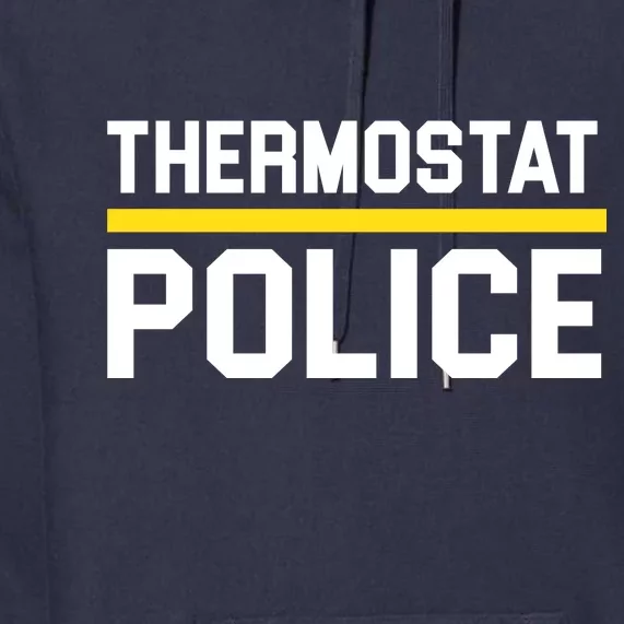 Thermostat Police Logo Premium Hoodie