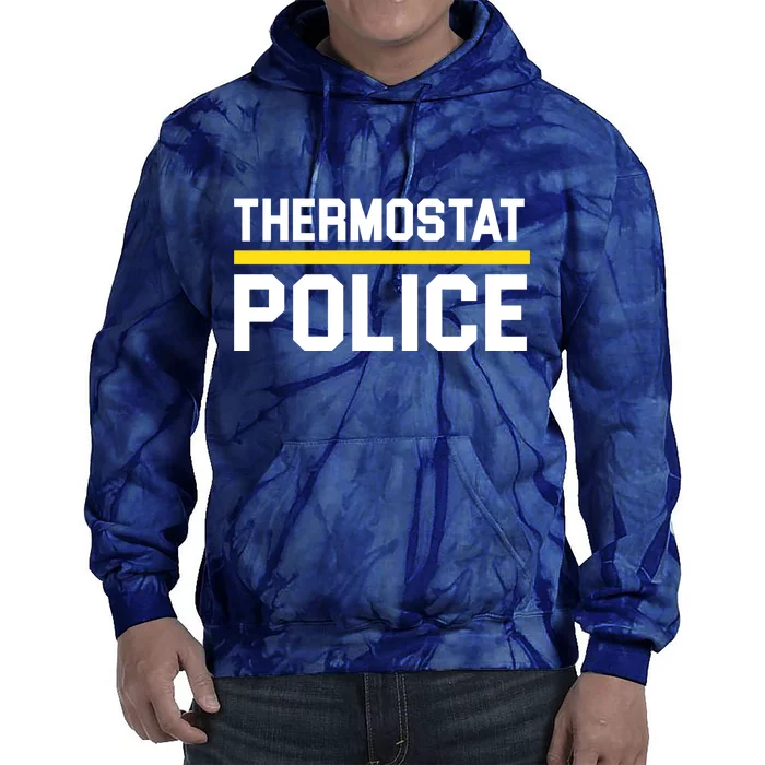 Thermostat Police Logo Tie Dye Hoodie