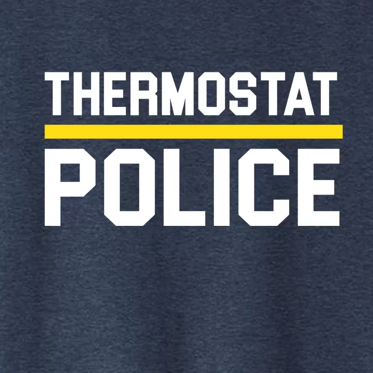 Thermostat Police Logo Women's Crop Top Tee