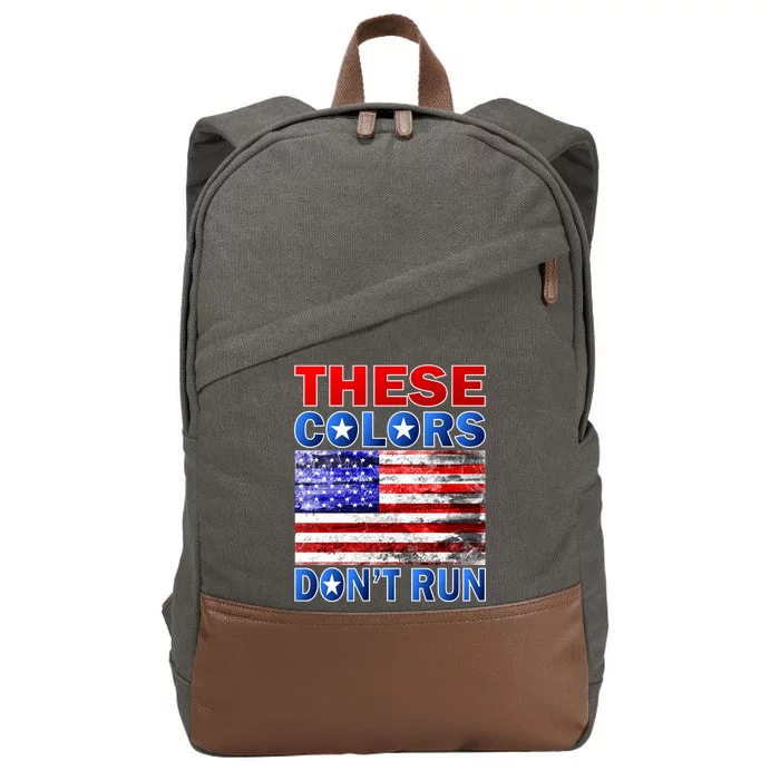 These Colors Don't Run Cotton Canvas Backpack