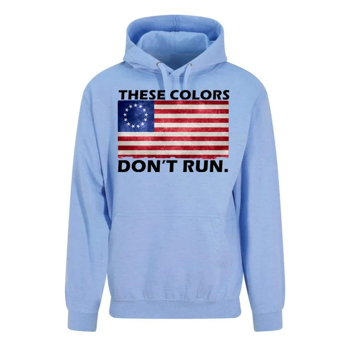 These Colors Don't Run Betsy Ross Flag Unisex Surf Hoodie