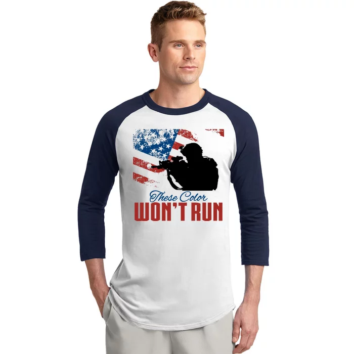 These Colors Won't Run Baseball Sleeve Shirt