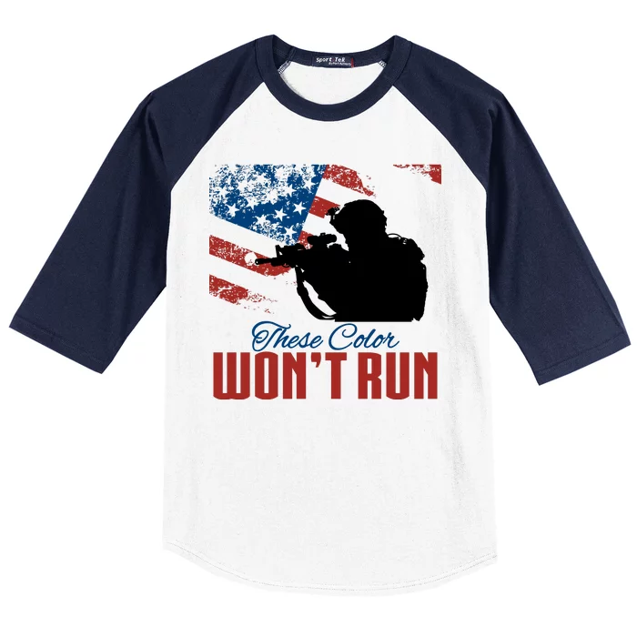 These Colors Won't Run Baseball Sleeve Shirt