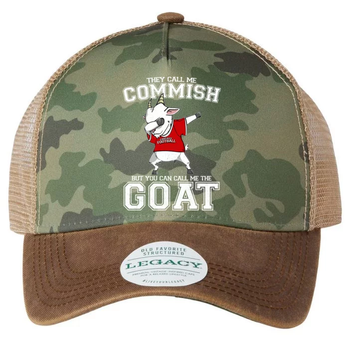 They Call Me Commish GOAT Legacy Tie Dye Trucker Hat