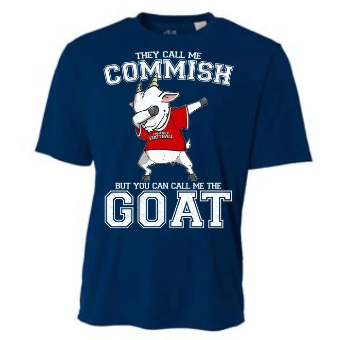 They Call Me Commish GOAT Cooling Performance Crew T-Shirt