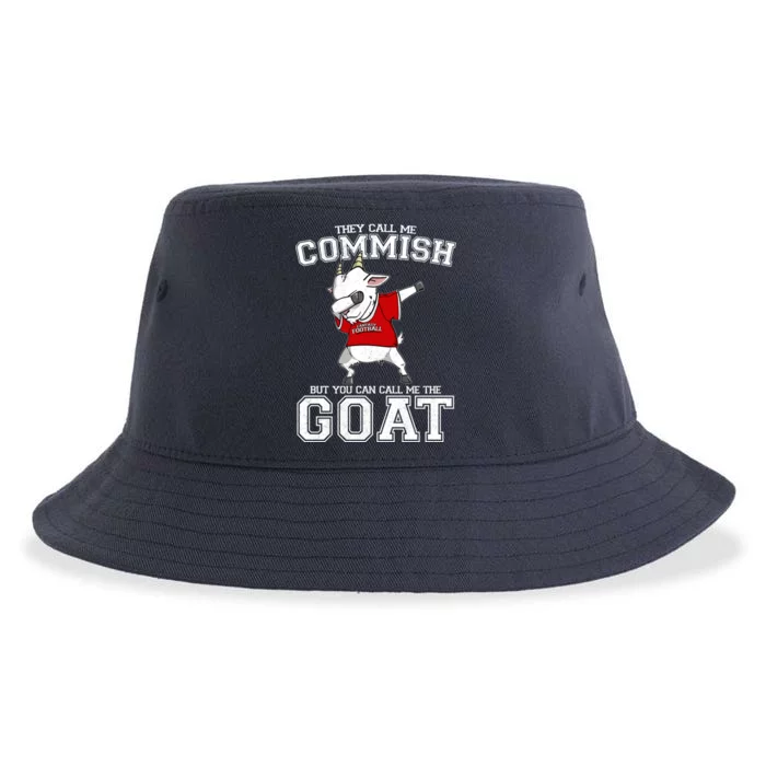 They Call Me Commish GOAT Sustainable Bucket Hat