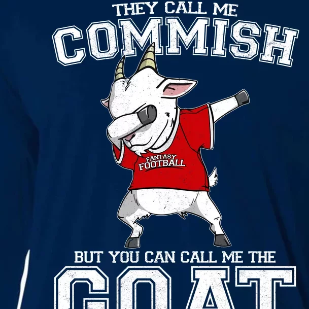 They Call Me Commish GOAT Cooling Performance Long Sleeve Crew