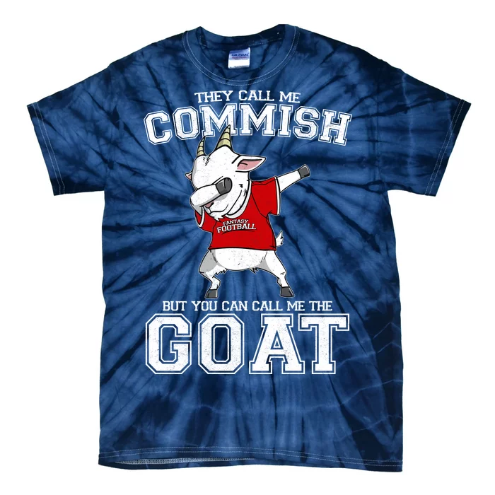 They Call Me Commish GOAT Tie-Dye T-Shirt