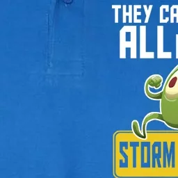 They Can't Stop Us All Storm Area 51 Alien Running Softstyle Adult Sport Polo