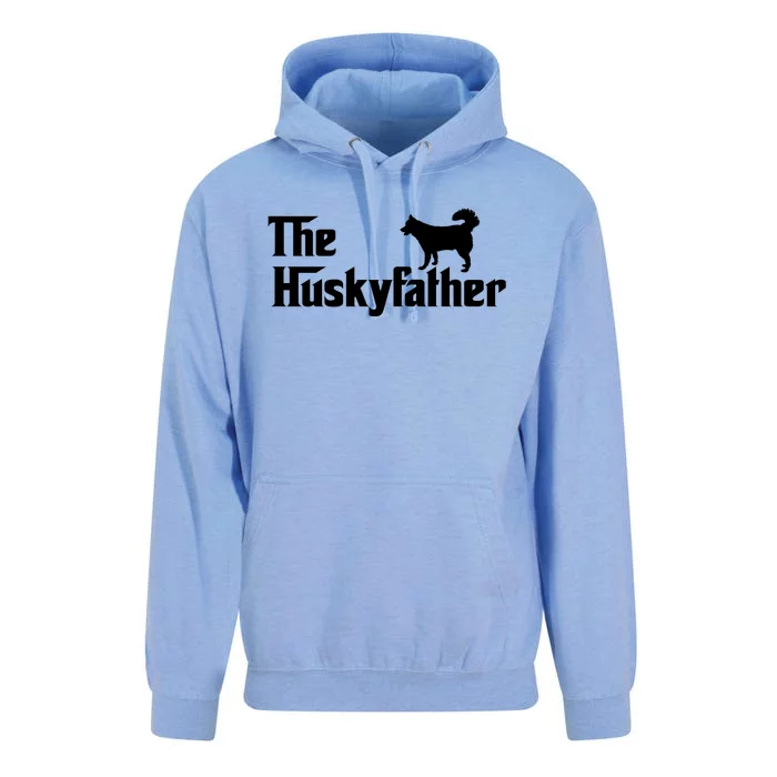 The Husky Father Funny Husky Owner Dad Gifts Unisex Surf Hoodie