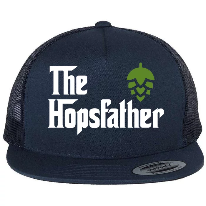 The Hops Father Funny Homebrew Gift For Dad Flat Bill Trucker Hat