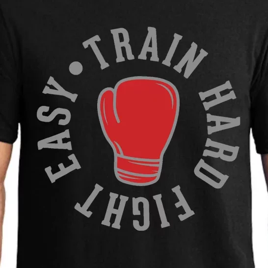 Train Hard Fight Easy Pajama Set