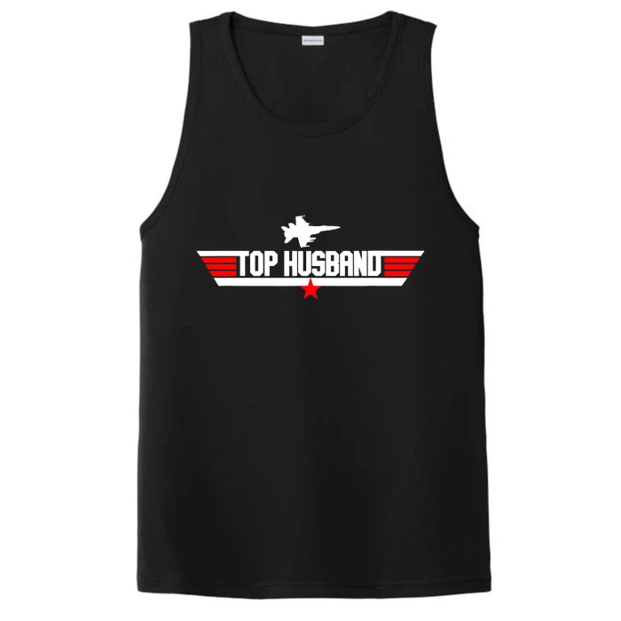 Top Husband Funny Father's Day Gift Performance Tank