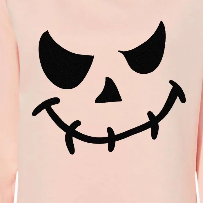 The Haunting Face Of Terror. Halloween Womens California Wash Sweatshirt