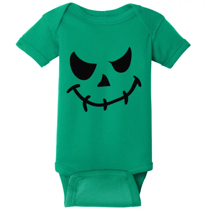 The Haunting Face Of Terror. Halloween Baby Bodysuit