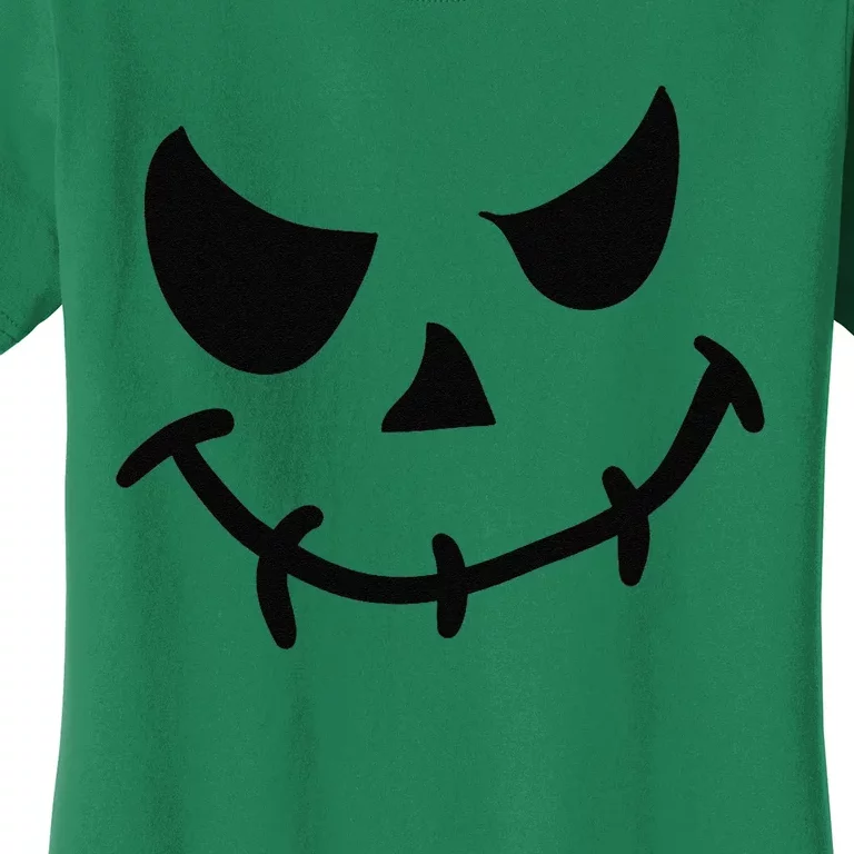 The Haunting Face Of Terror. Halloween Women's T-Shirt