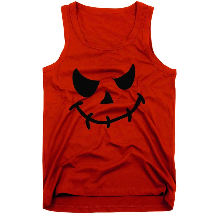 The Haunting Face Of Terror. Halloween Tank Top