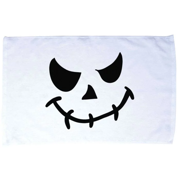 The Haunting Face Of Terror. Halloween Microfiber Hand Towel