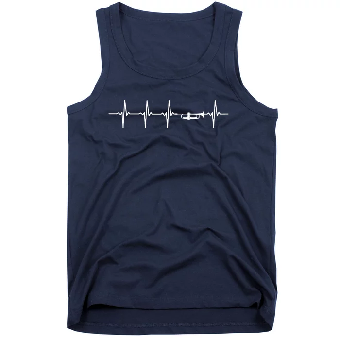 Trumpet Heartbeat For Trumpeters Tank Top