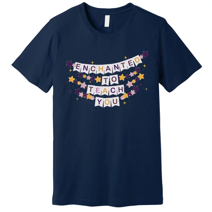 Teacher Halloween Friendship Bracelet Groovy Back To School Premium T-Shirt