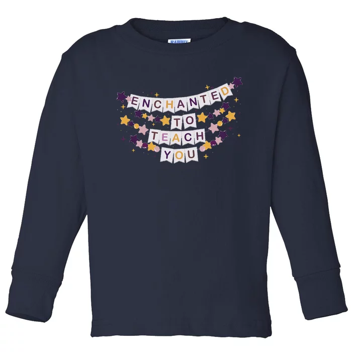 Teacher Halloween Friendship Bracelet Groovy Back To School Toddler Long Sleeve Shirt