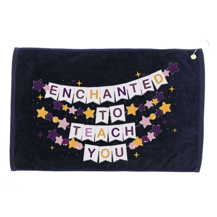 Teacher Halloween Friendship Bracelet Groovy Back To School Grommeted Golf Towel