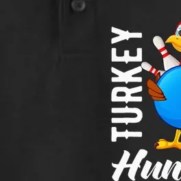 Turkey Hunters Funny Bowling Turkey Hunters Dry Zone Grid Performance Polo