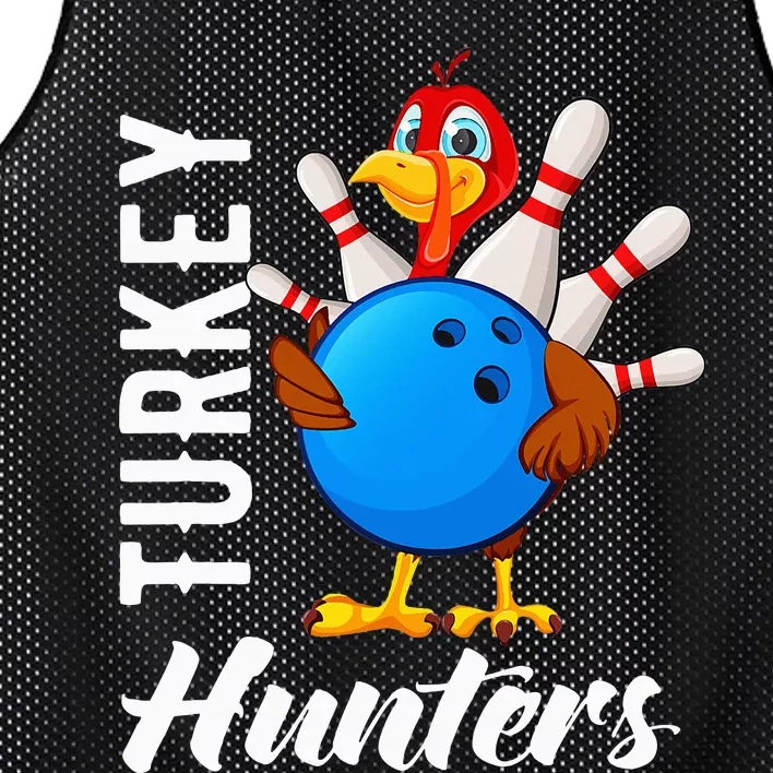 Turkey Hunters Funny Bowling Turkey Hunters Mesh Reversible Basketball Jersey Tank