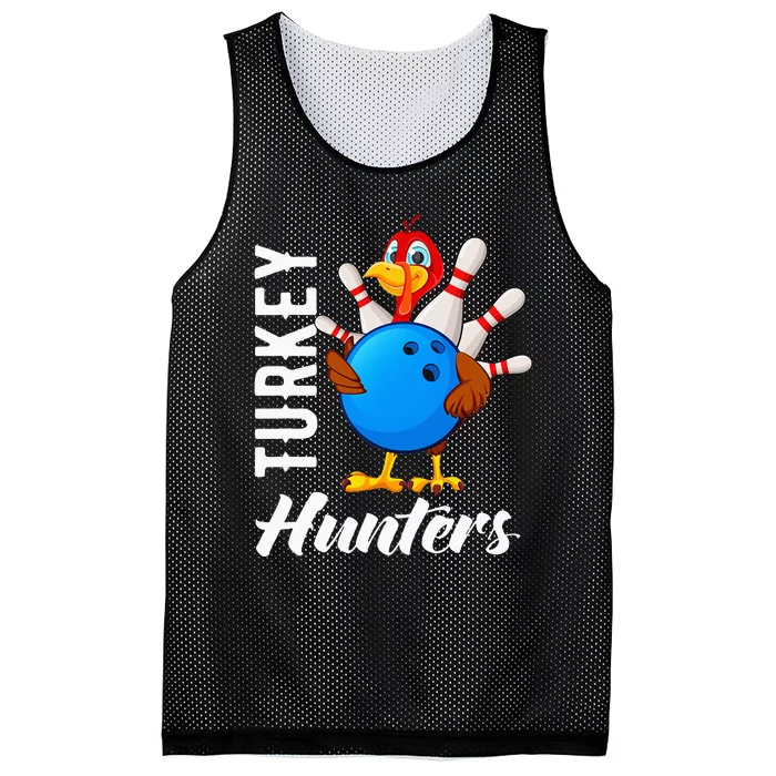 Turkey Hunters Funny Bowling Turkey Hunters Mesh Reversible Basketball Jersey Tank